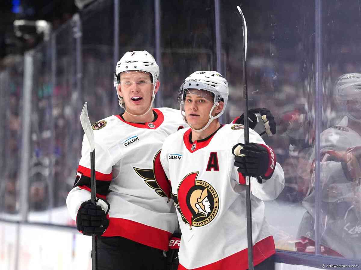 Tim Stutzle confident Ottawa Senators can still thrive without former captain Brady Tkachuk