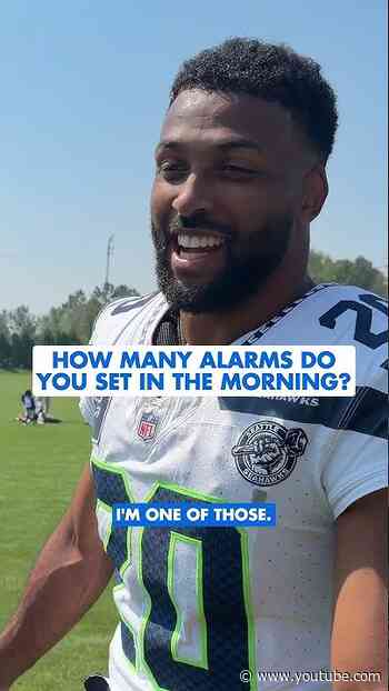 How many alarms do you set? ⬇️