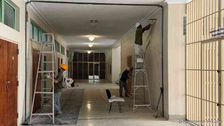 Inician trabajos de reparación en la Ciudad Universitaria de Caracas tras las afectaciones por los terremotos
