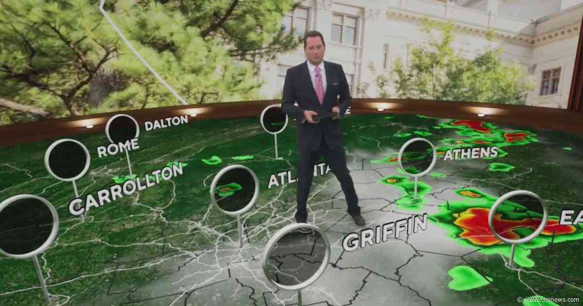 Showers popping up on Friday evening in Georgia, but weekend looks clear