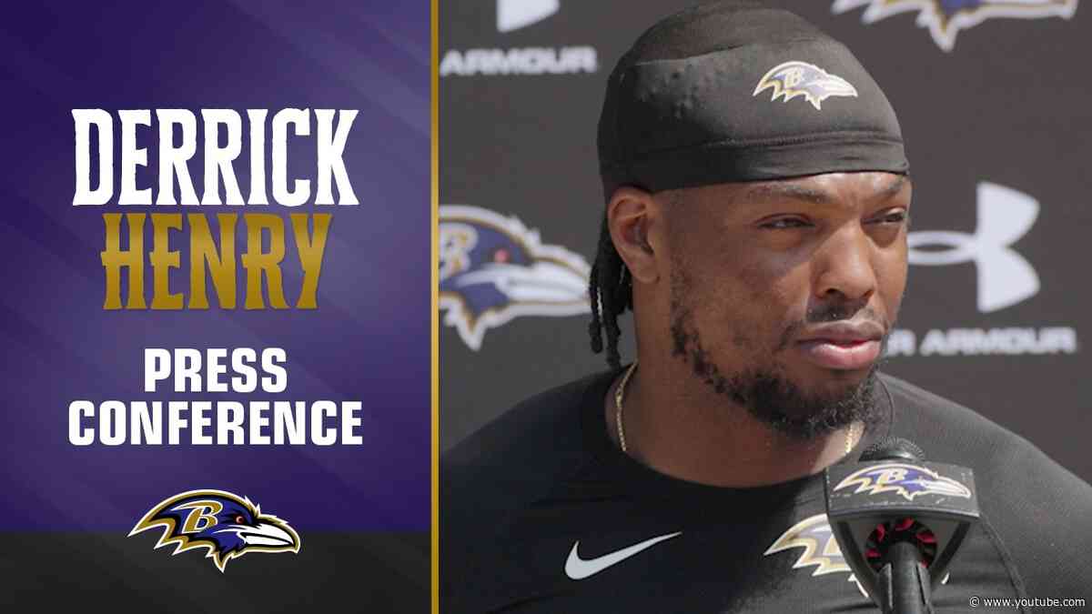 Derrick Henry: 'We're Looking to Grow Everyday and Get Better Everyday' | Baltimore Ravens