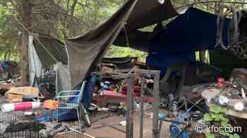 Homeless encampments near where woman was attacked