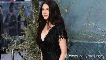Margaret Qualley steps out in £2,200 Chanel 'barefoot sandals' at London premiere of her new film The Dog Stars