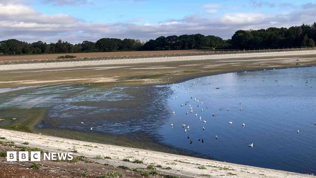Reservoir 'half full' after hot, dry weather