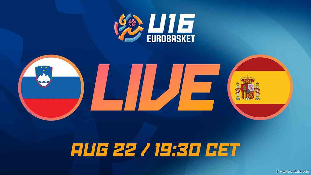 LIVE - Slovenia v Spain | FIBA U16 Women's EuroBasket 2026 | FINAL