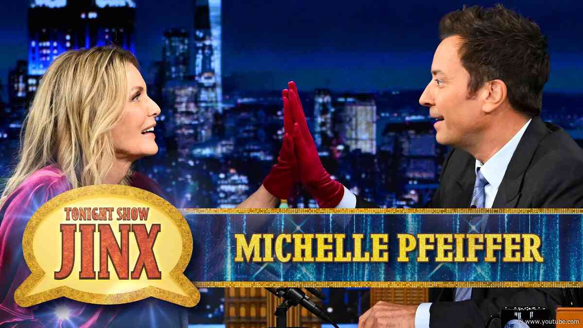 Jinx Challenge with Michelle Pfieffer | The Tonight Show Starring Jimmy Fallon