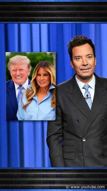 #Trump took reporters on a tour of all the White House construction projects. #FallonTonight