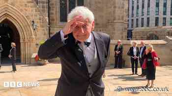 Fans and stars gather for Jimmy Cricket's funeral
