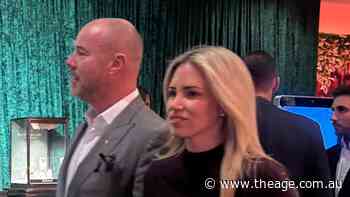 Luke Sayers and new girlfriend step out among powerbrokers at Million Dollar Lunch
