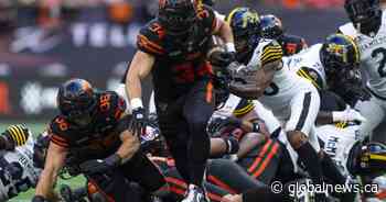 Horvath hitting highs for streaking B.C. Lions