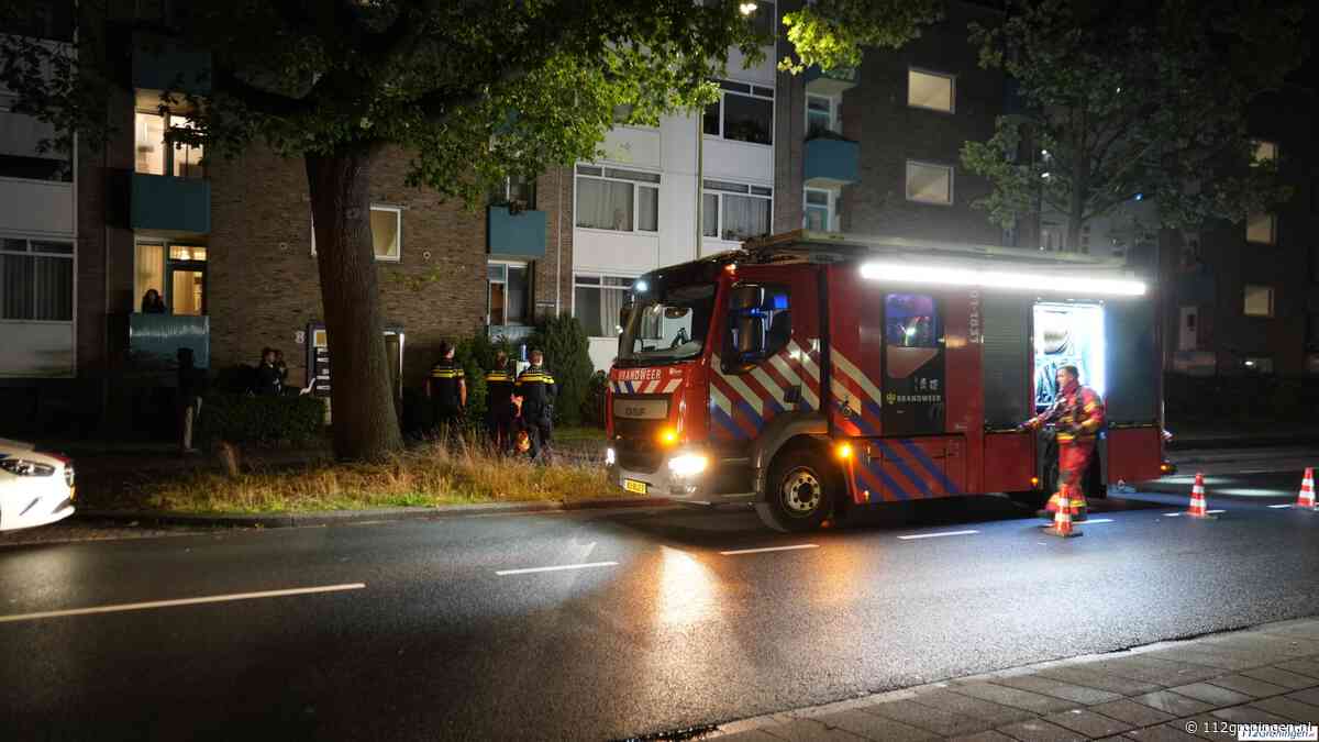 Woningbrand aan de Eikenlaan in Groningen