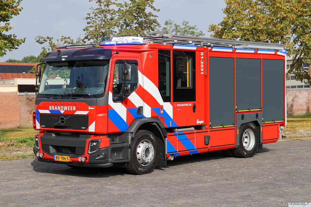 Nieuwe tankautospuit voor brandweer Haren