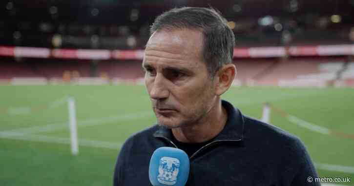 Frank Lampard makes Arsenal Premier League claim after Coventry defeat