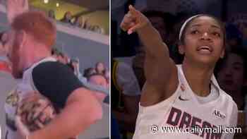 Eagle-eyed fans spot Angel Reese's NSFW reaction after adult toy was thrown onto WNBA court midgame