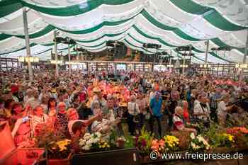 Das Festzelt steht schon: Was die Plauener Wiesn in diesem Jahr zu bieten hat