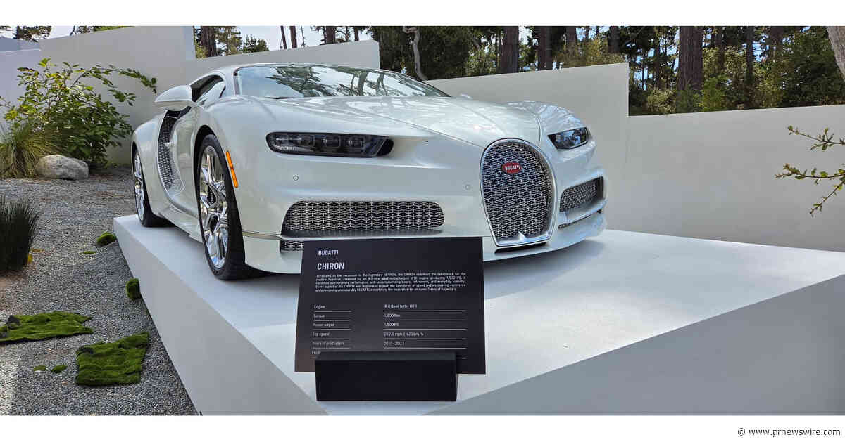 Bugatti Showcases Steve Dimopoulos' One-of-One Chiron at Pebble Beach Automotive Week