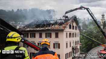 Five missing after fire in Swiss Alpine town