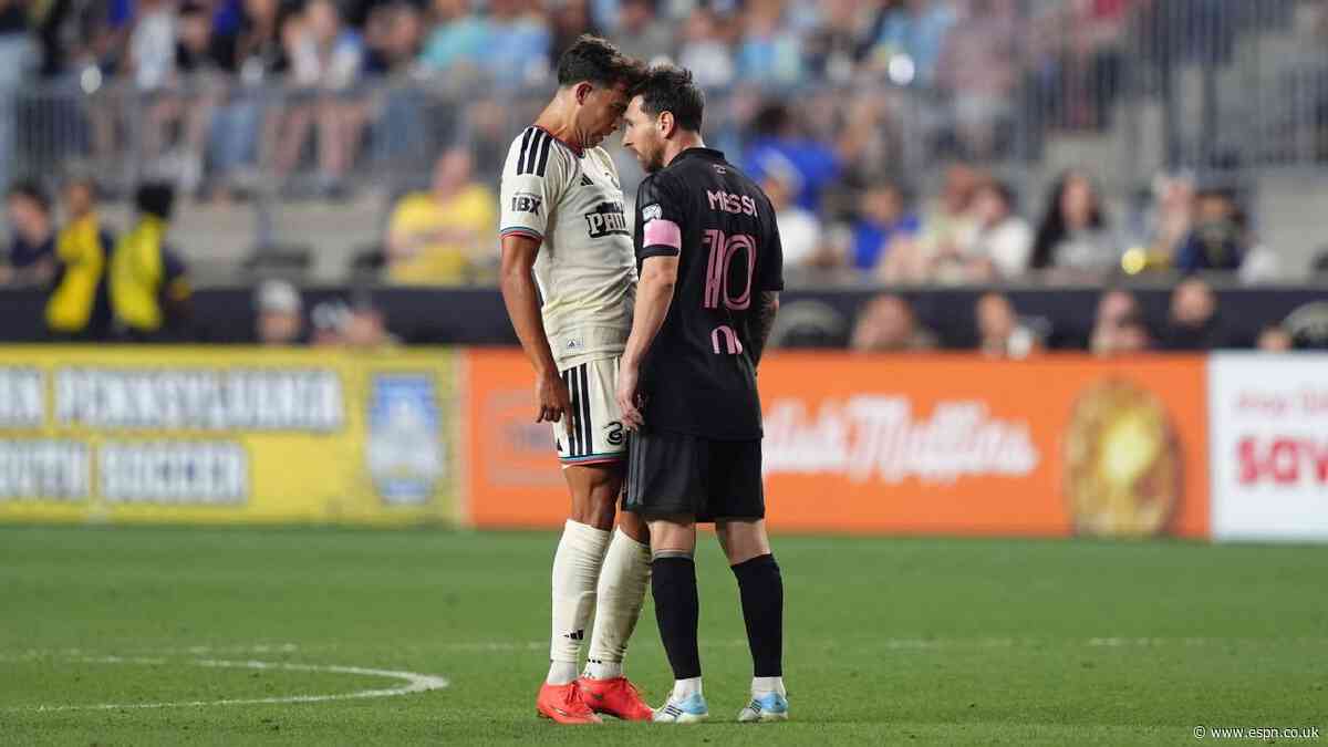 Miami's Messi fined by MLS for slapping opponent