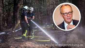 Trotz heftiger Kritik: Merz wochenlang abgetaucht – jetzt reist der Kanzler ins Waldbrandgebiet