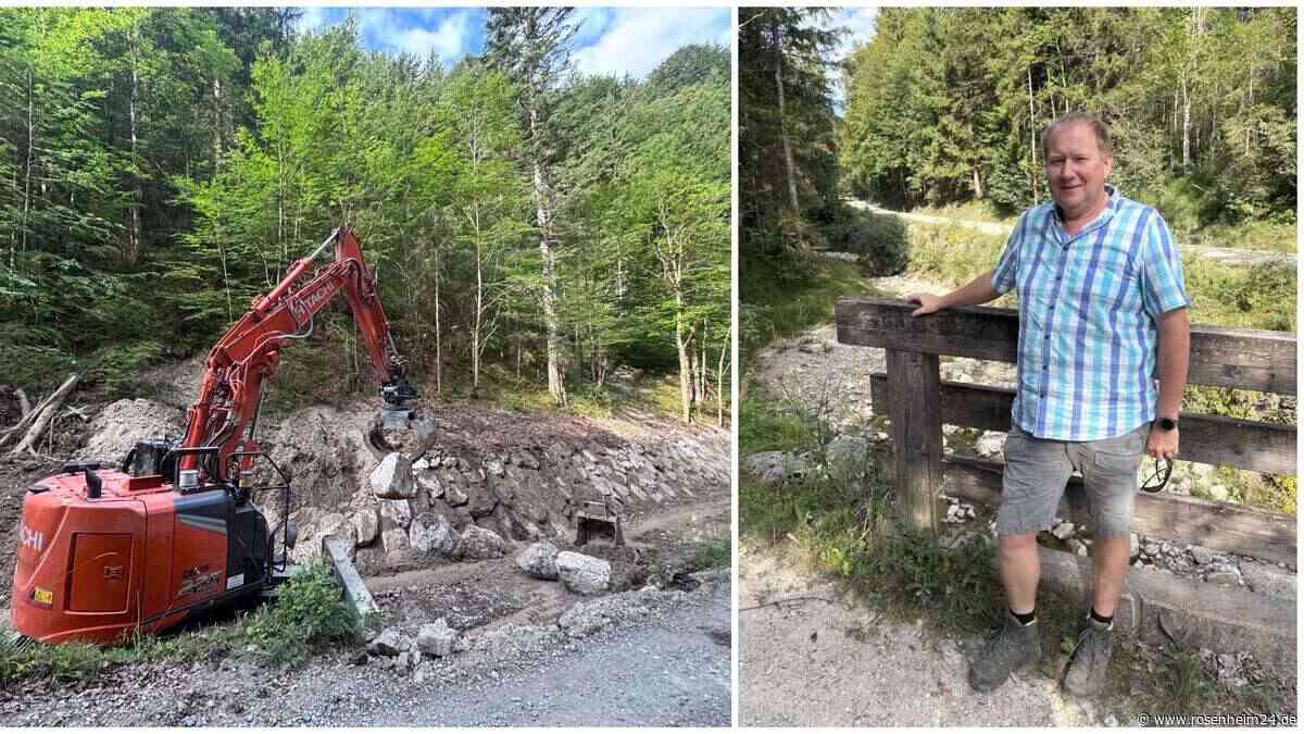 Ausgetrocknete Flüsse fürs Hochwasser rüsten: Ein Flussmeister im Inntal im Einsatz