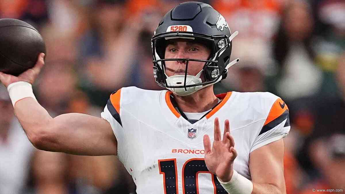 Broncos' Nix throws for TD in return from injury