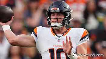Broncos' Nix throws for TD in return from injury