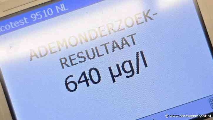 Beginnend automobilist is zo dronken dat hij volgteken agent niet begrijpt