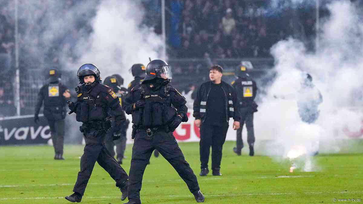 "Dann hört der Spaß auf": Entsetzen und viele Verletzte nach Pokal-Randale