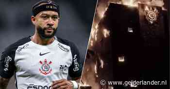 Memphis Depay onder vuur na uitbrengen van videoclip waarin Corinthians-hoofdkwartier in vlammen opgaat
