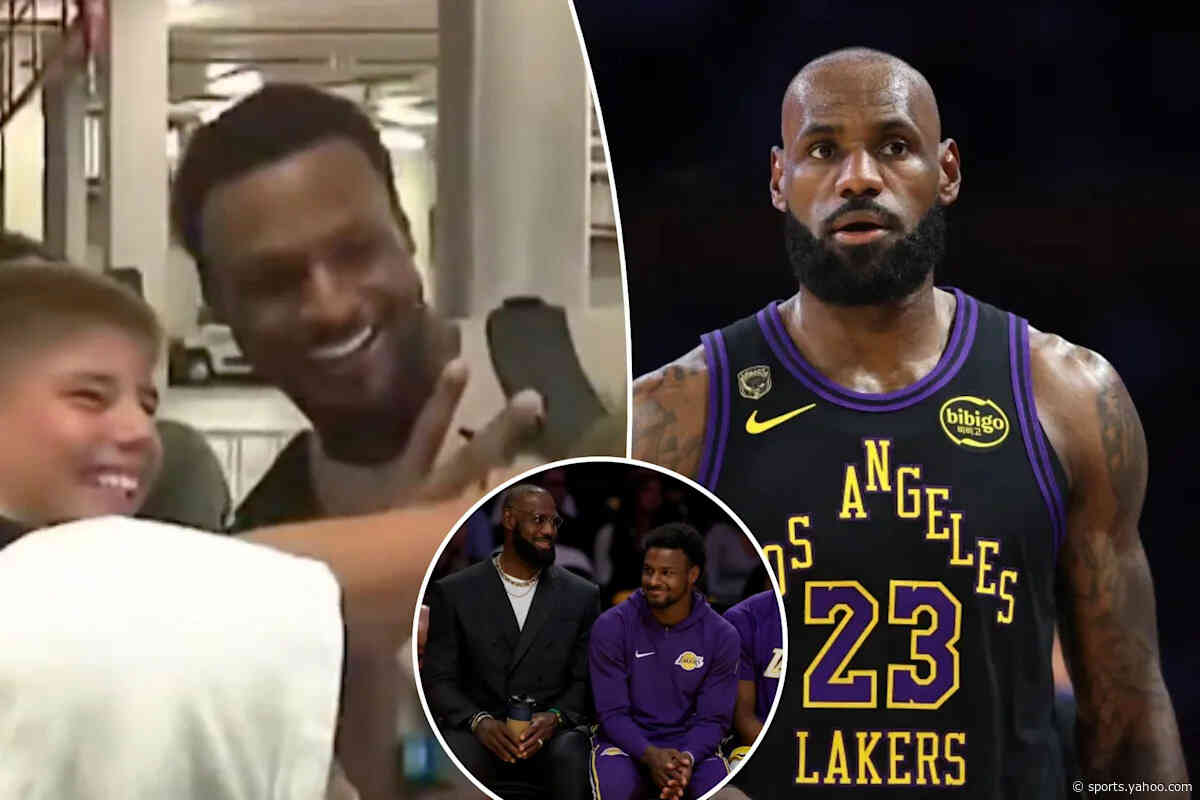 Bronny James breaks his silence on LeBron James’ departure from Lakers