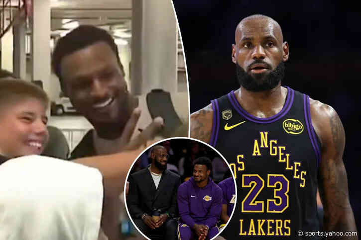 Bronny James breaks his silence on LeBron James’ departure from Lakers