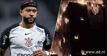 Fans van Corinthians pikken het niet: Memphis Depay zet het historische hoofdkwartier in brand in zijn nieuwe clip