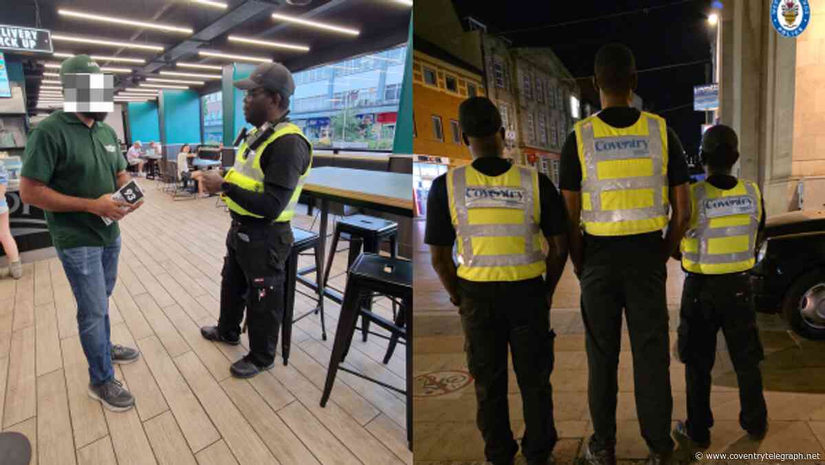 Arsenal of weapons seized during night-time sting across Coventry city centre