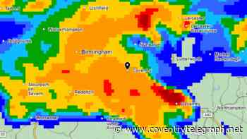 New thunderstorms warning for Coventry as sunshine and heavy showers loom