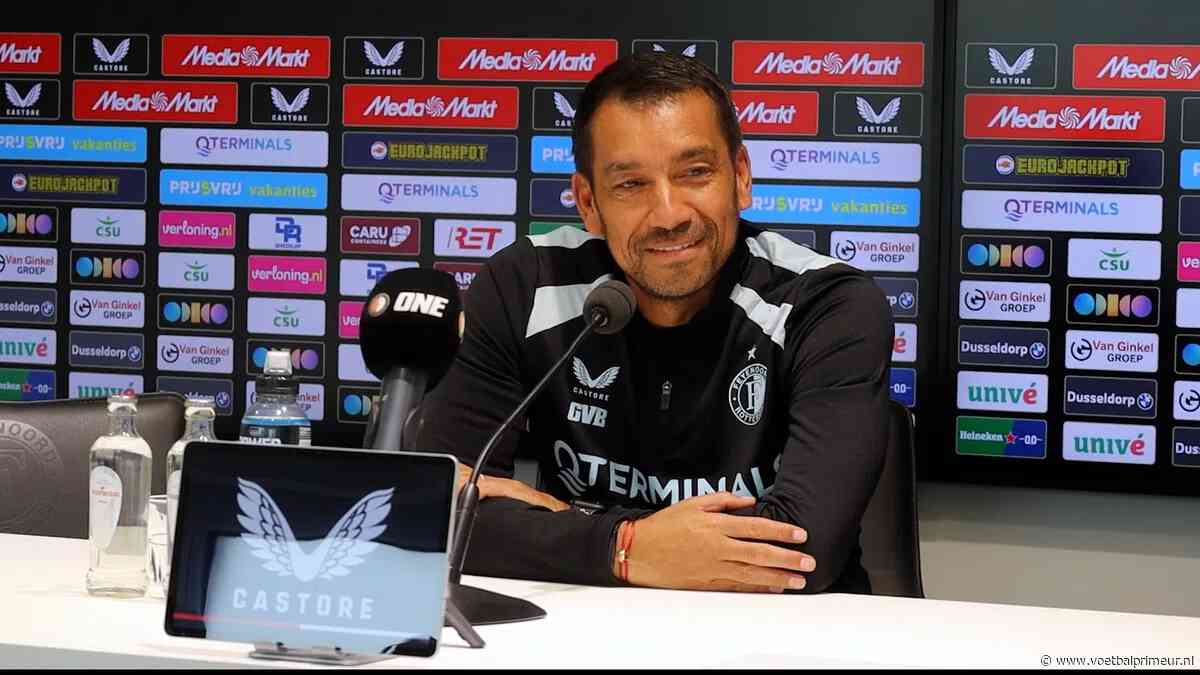 Van Bronckhorst krijgt lachers op zijn hand bij Feyenoord: 'Nu ga je wel te ver'