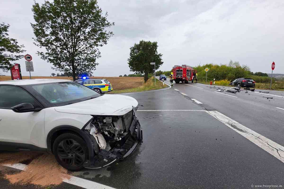 Drei Verletzte bei Unfall am Chemnitzer Adelsberg