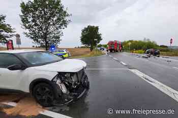 Drei Verletzte bei Unfall am Chemnitzer Adelsberg