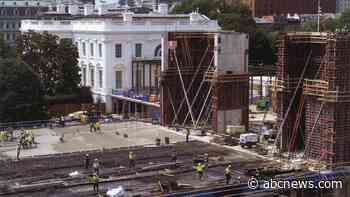 Supreme Court chief justice allows construction on White House ballroom to continue