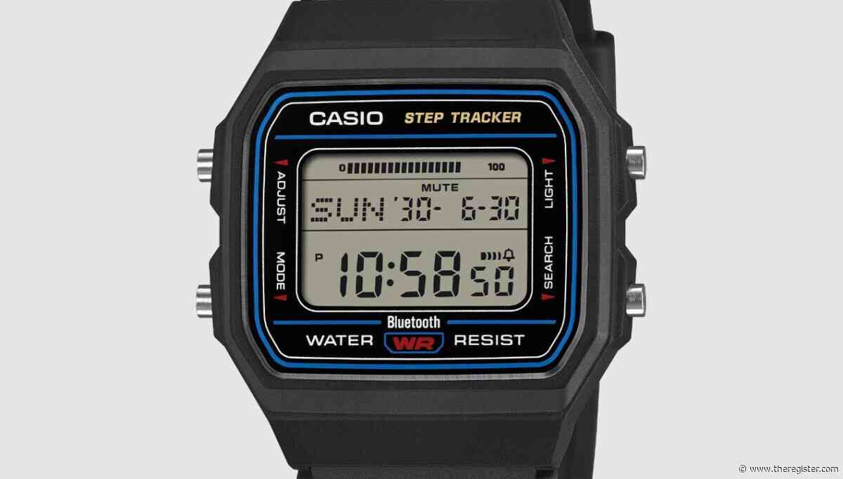 Casio decides it's about time the simple digital watch got a little smarter