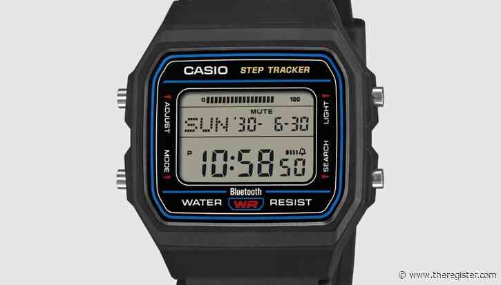 Casio decides it's about time the simple digital watch got a little smarter