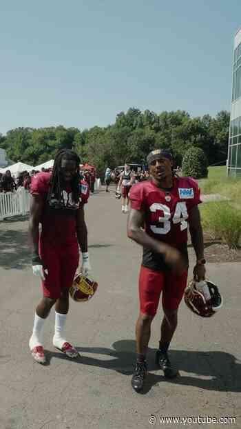 practice makes the perfect celly 😌 #nfl #commanders #football #shorts #raisehail