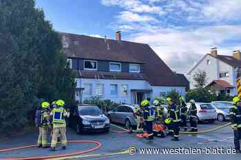 Elf Verletzte bei Wohnungsbrand in Bünde