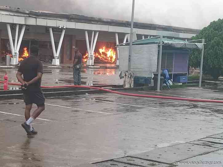 Fire outbreak rocks SPAR outlet in Calabar