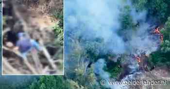 Italiaanse boer steekt bosbrand aan: drone filmt alles en betrapt hem op heterdaad