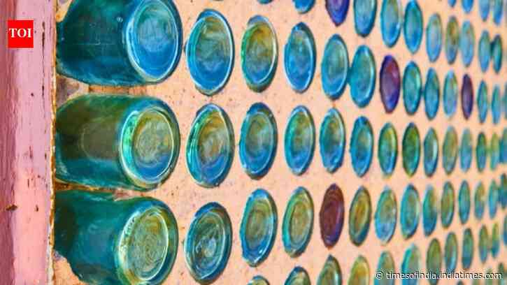 DIY: How to turn old glass bottles into beautiful pavers on a budget