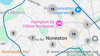 Nuneaton and Bedworth's most violent streets as 2,450 crimes recorded in 2026