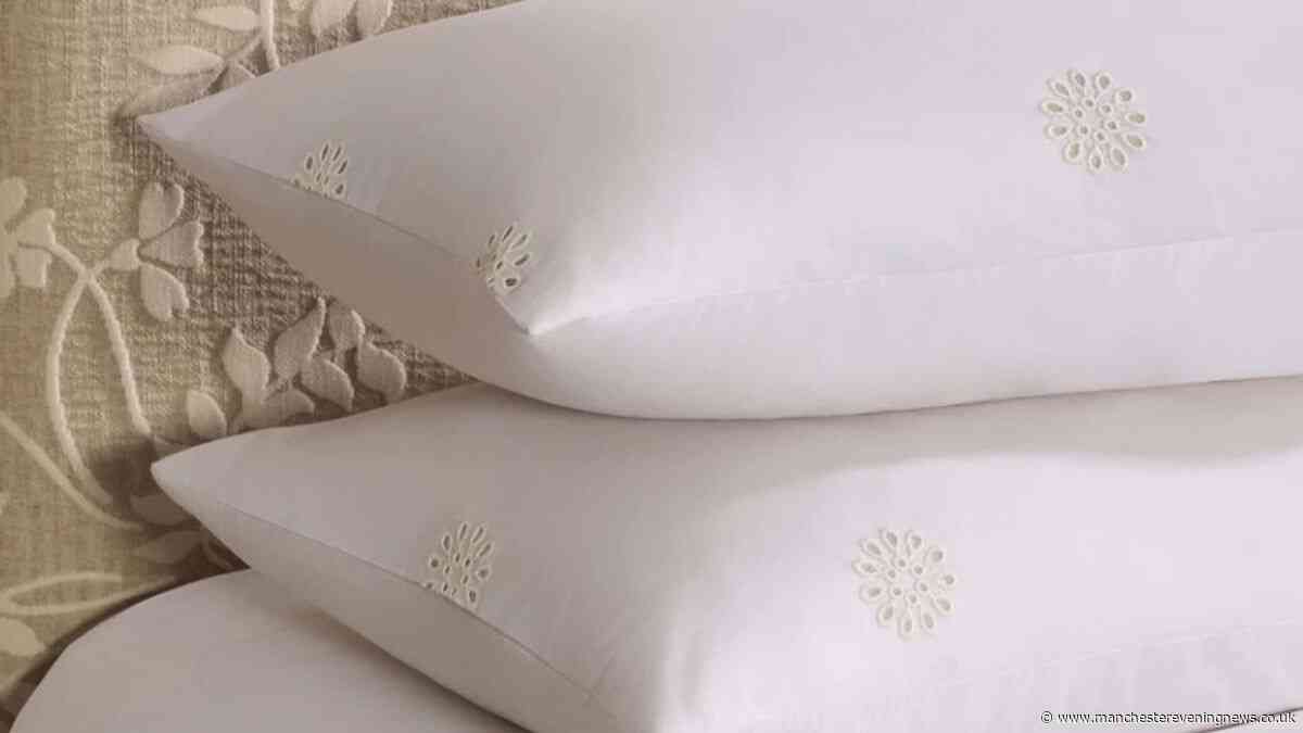 'Pretty' Dusk bedding set slashed to £28 has vintage broderie detailing
