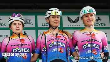 Rider 'nearly hit' by car on day one of Tour of Britain Women