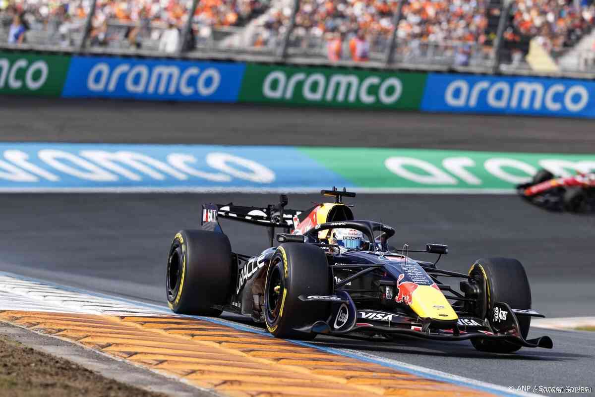 Verstappen zesde in droge sprintrace Zandvoort, zege naar Russell