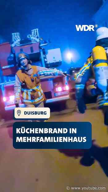 Löscheinsatz: Küche steht in Vollbrand | WDR #shorts